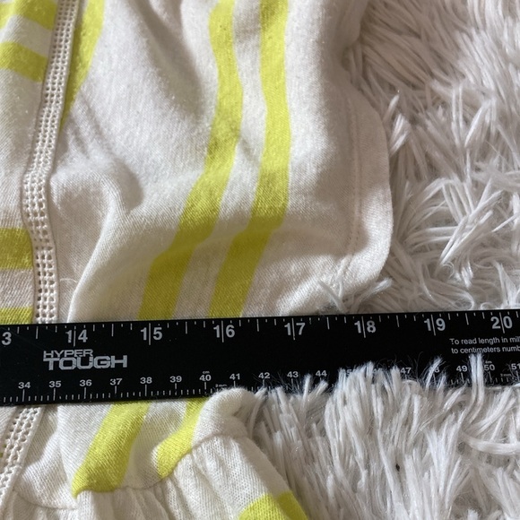 Anthropologie Postmark Yellow Stripe Linen Top - Picture 9 of 10